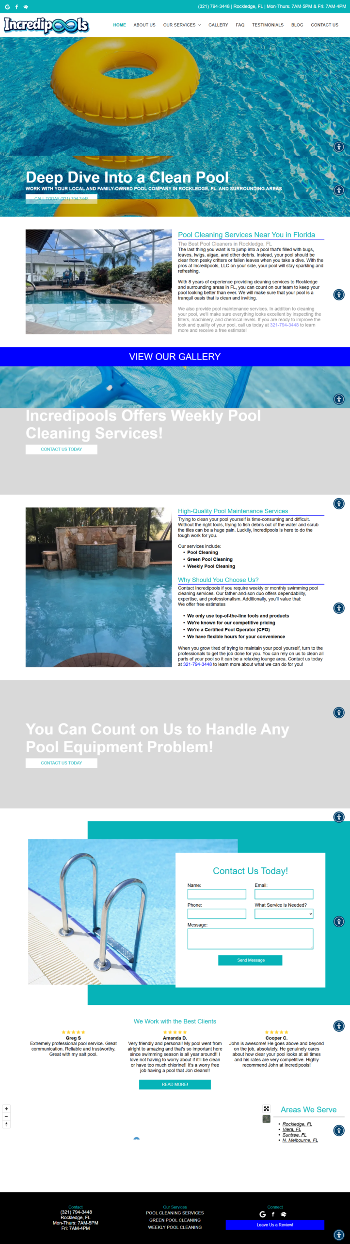 Incredipools Website